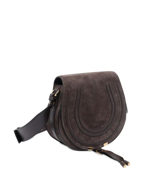 Chloé Marcie suede cross body bag - Brown - zdjęcie produktu nr 2