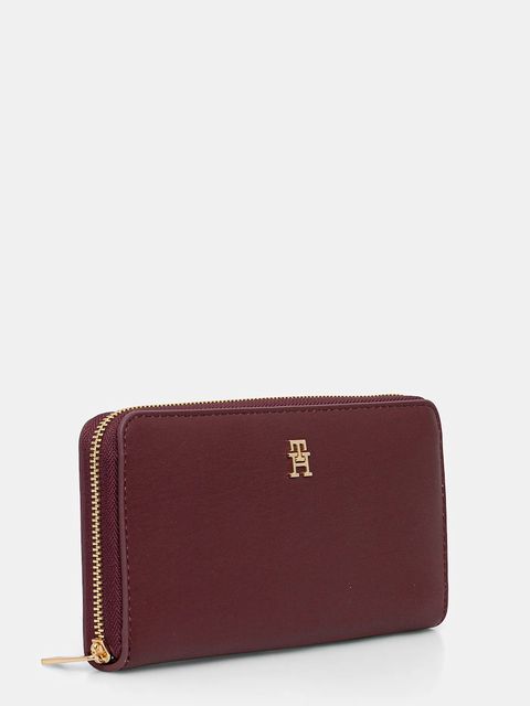 Tommy Hilfiger portfel damski kolor bordowy AW0AW17744 - zdjęcie produktu nr 2