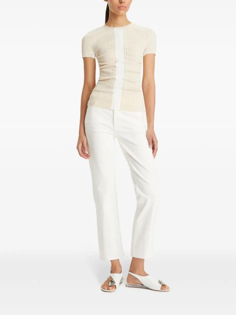 Tory Burch Kick Flare jeans - White - zdjęcie produktu nr 2