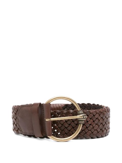 Ba&Sh braided leather belt - Brown - zdjęcie produktu nr 1