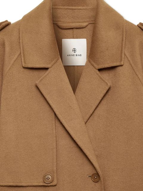 ANINE BING Rickie belted trench coat - Brown