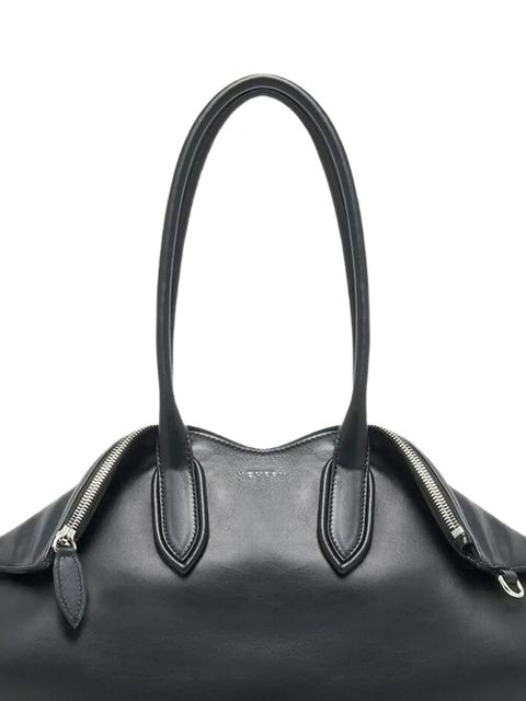 Alexander McQueen Manta leather shoulder bag - Black - zdjęcie produktu nr 2