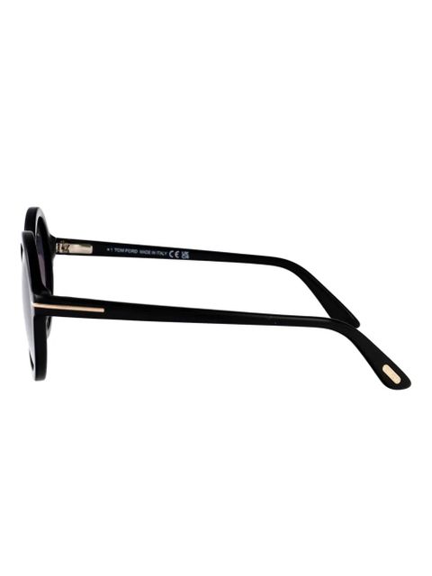 TOM FORD Eyewear Nicolette round-frame sunglasses - Black