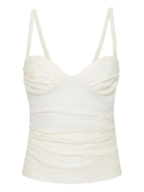 SIR. ruched top - Neutrals - zdjęcie produktu nr 1