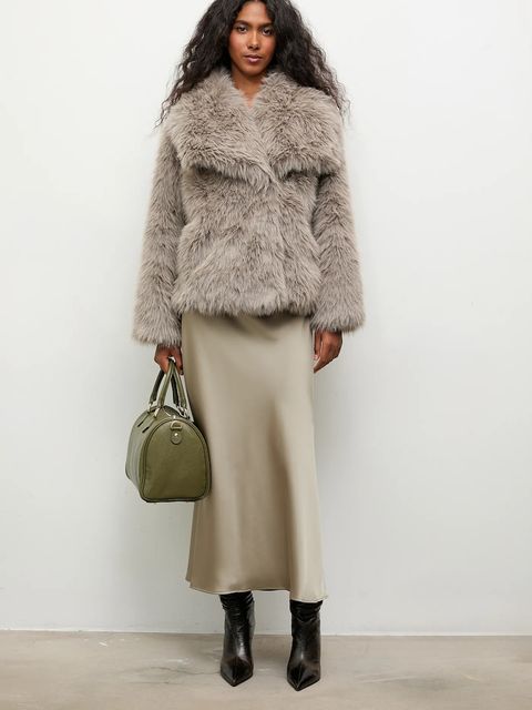 Answear.LAB kurtka kolor szary przejściowa