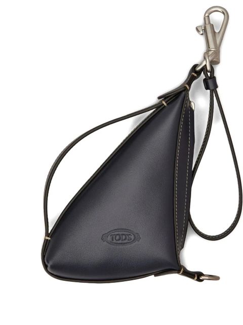 Tod's triangular leather purse - Black - zdjęcie produktu nr 1