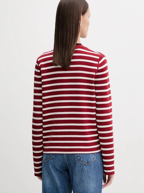 Tommy Hilfiger kardigan dwustronny kolor czerwony lekki WW0WW40846