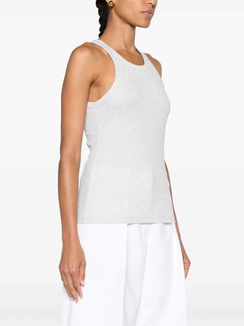 TOTEME ribbed cotton tank top - Grey