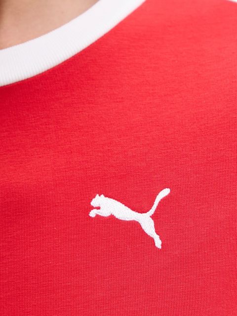 Puma sukienka kolor czerwony midi prosta 632140