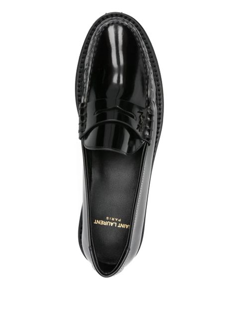 Saint Laurent Le Loafer leather loafers - Black - zdjęcie produktu nr 2