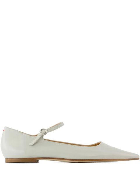 Aeyde Cleo ballerina shoes - Green - zdjęcie produktu nr 1