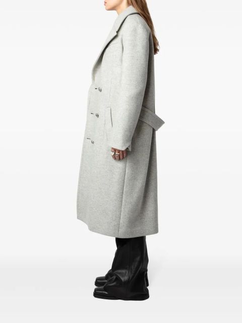 Zadig&Voltaire Mulan double-breasted coat - Grey - zdjęcie produktu nr 2