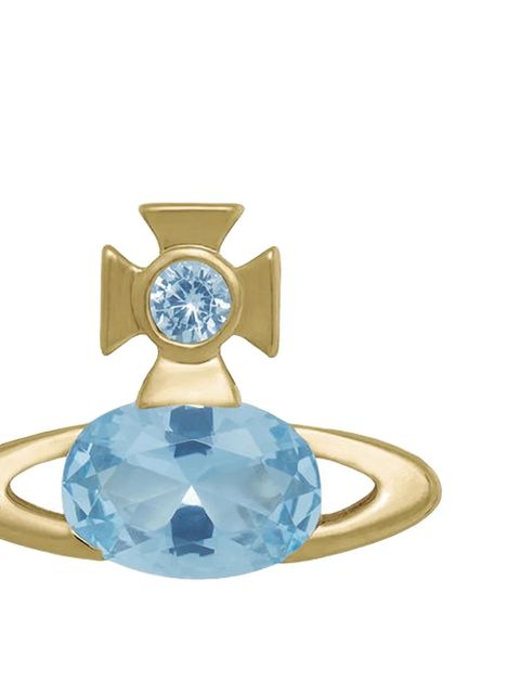 Vivienne Westwood Allie crystal-embellished earrings - Gold - zdjęcie produktu nr 2