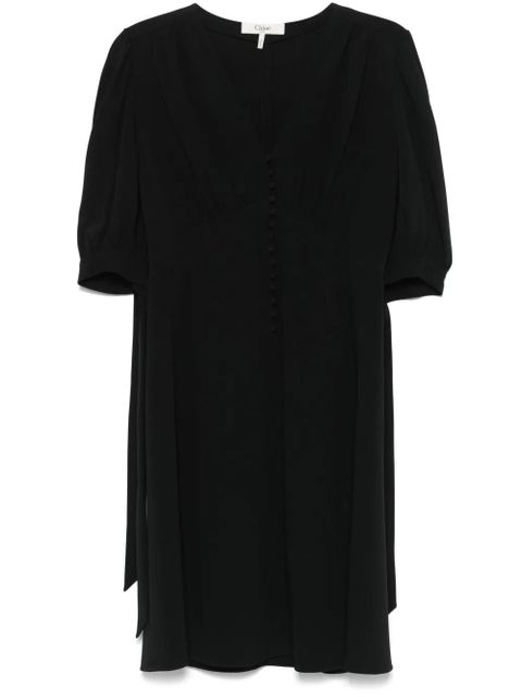 Chloé crepe A-line dress - Black - zdjęcie produktu nr 1