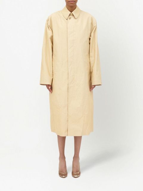Maison Margiela Utility cotton trench coat - Brown - zdjęcie produktu nr 2