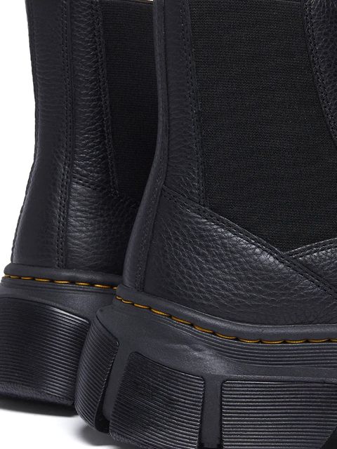 Dr. Martens sztyblety skórzane DMXL Zip Chelsea kolor czarny na platformie DM41070001