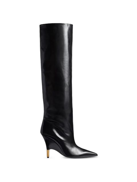 KHAITE Bella knee-high boots - Black - zdjęcie produktu nr 1