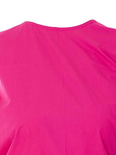 Essentiel Antwerp bow-detail cropped top - Pink