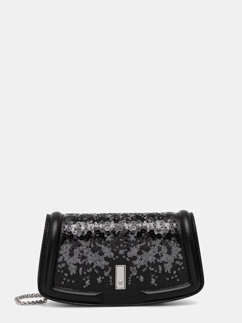 BOSS torebka skórzana kolor czarny 50552155 - zdjęcie produktu nr 1