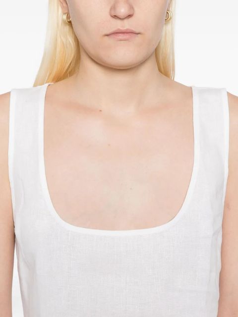 Reformation Kylie linen top - White