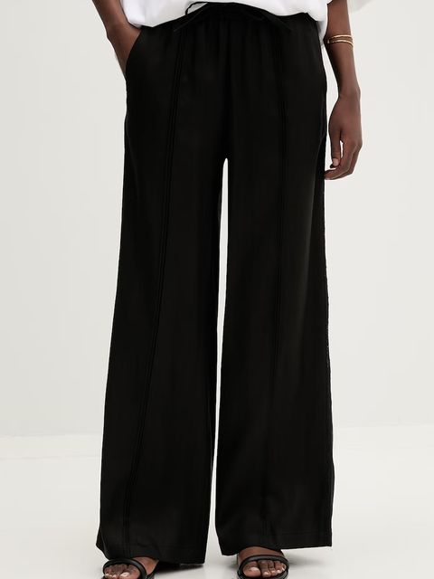 Isabelle Blanche spodnie damskie z dodatkiem lnu - zdjęcie produktu nr 2