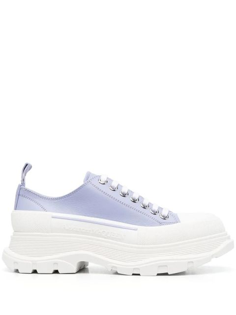 Alexander McQueen Tread Slick chunky-sole sneakers - Purple - zdjęcie produktu nr 1