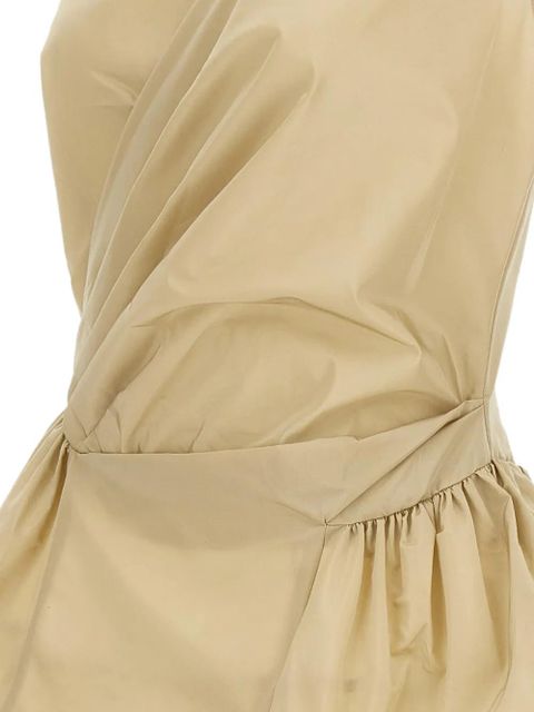 Simone Rocha draped peplum top - Neutrals