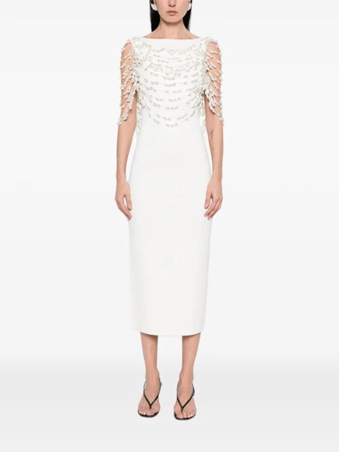 Cult Gaia Meri beaded midi dress - White - zdjęcie produktu nr 2