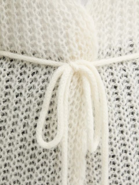 Answear.LAB kardigan z dodatkiem wełny damski kolor beżowy lekki