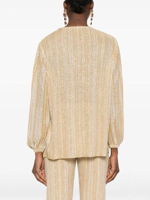 Missoni striped blouse - Gold