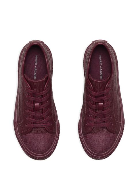 Marc Jacobs embossed-logo platform sneakers - Purple