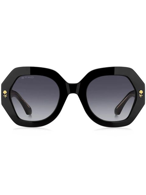 ETRO Etromania oversized-frame sunglasses - Black - zdjęcie produktu nr 1