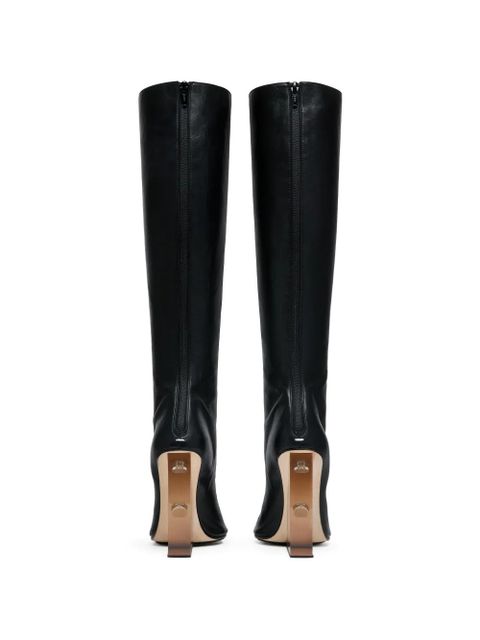 Maison Margiela Tabi Claw Plexi knee boots - Black