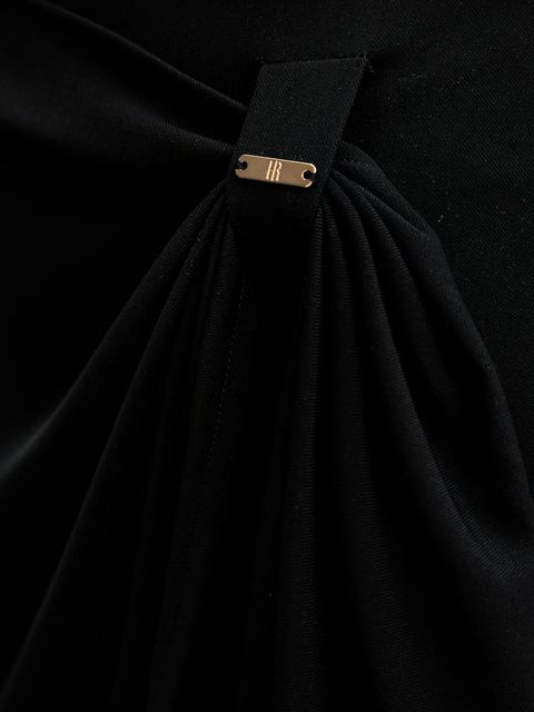 Fracomina spódnica kolor czarny mini rozkloszowana FJ25WG1002W42901