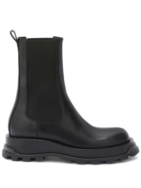 Jil Sander leather chelsea boots - Black - zdjęcie produktu nr 1
