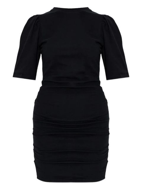 ISABEL MARANT Mylda puff-sleeve gathered mini dress - Black - zdjęcie produktu nr 1