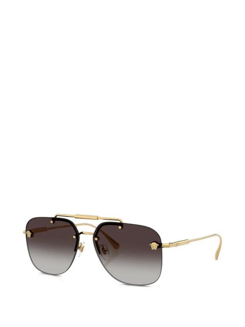 Versace Eyewear geometric-frame sunglasses - Gold - zdjęcie produktu nr 2