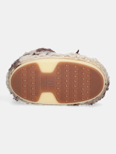 Moon Boot śniegowce MB ICON LOW CURLY kolor beżowy 80D1409690 MM04