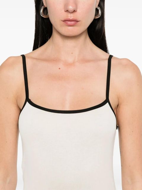 Aya Muse jersey midi dress - White