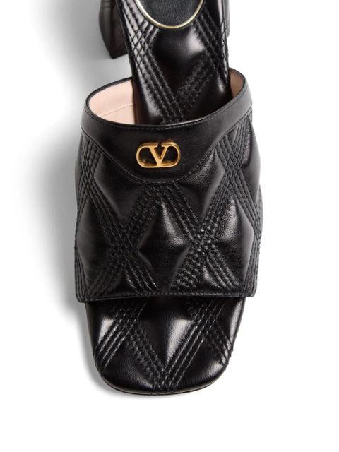 Valentino Garavani 60mm Quiltie 67 sandals - Black - zdjęcie produktu nr 2