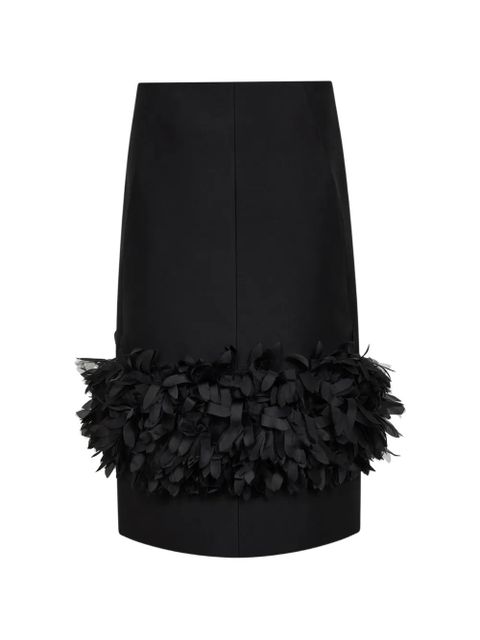 TOTEME petal-panel skirt - Black - zdjęcie produktu nr 1
