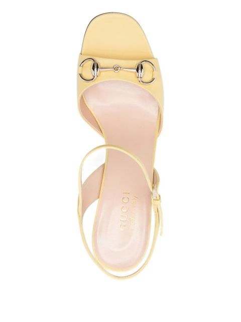 Gucci horsebit sandals - Yellow - zdjęcie produktu nr 2