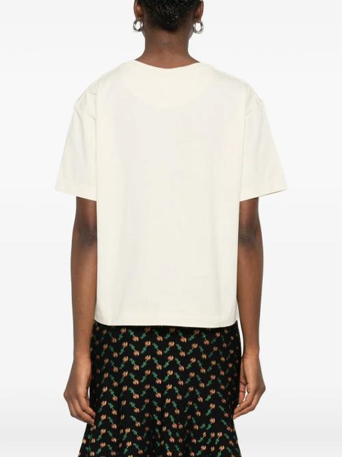 Alexander McQueen logo T-shirt - Neutrals