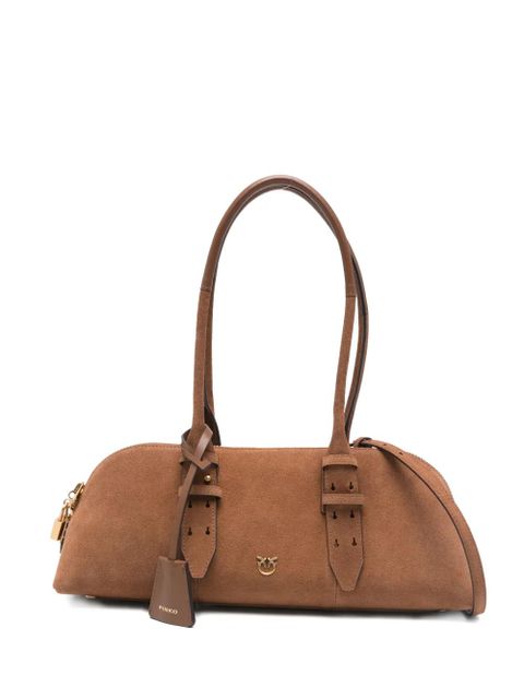 PINKO leather shoulder bag - Brown - zdjęcie produktu nr 1