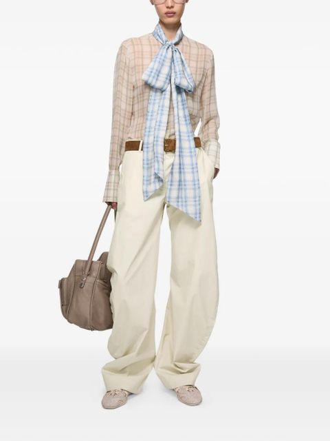 Acne Studios wide-leg trousers - Neutrals - zdjęcie produktu nr 2