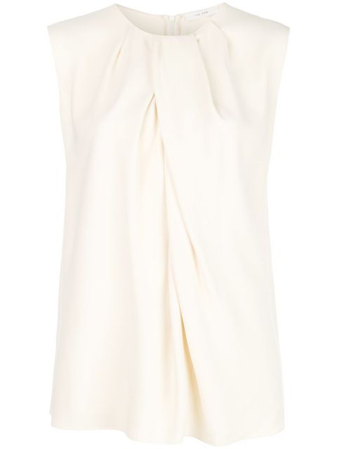 The Row sleeveless flared blouse - White - zdjęcie produktu nr 1