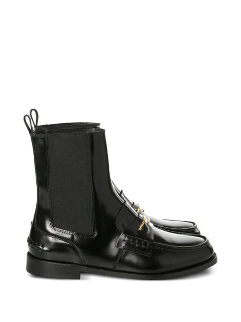 Alexander Wang chain-embellished boots - Black - zdjęcie produktu nr 2