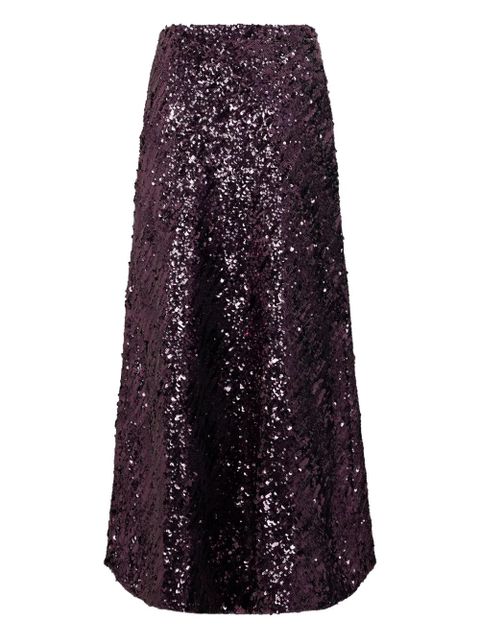 Rabanne sequin maxi skirt - Purple - zdjęcie produktu nr 1