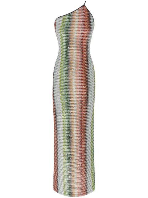 Missoni single-shoulder maxi dress - Red - zdjęcie produktu nr 1