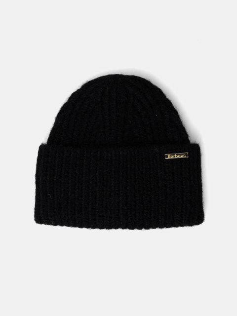 Barbour czapka Meryl Beanie kolor czarny LHA0609 - zdjęcie produktu nr 1